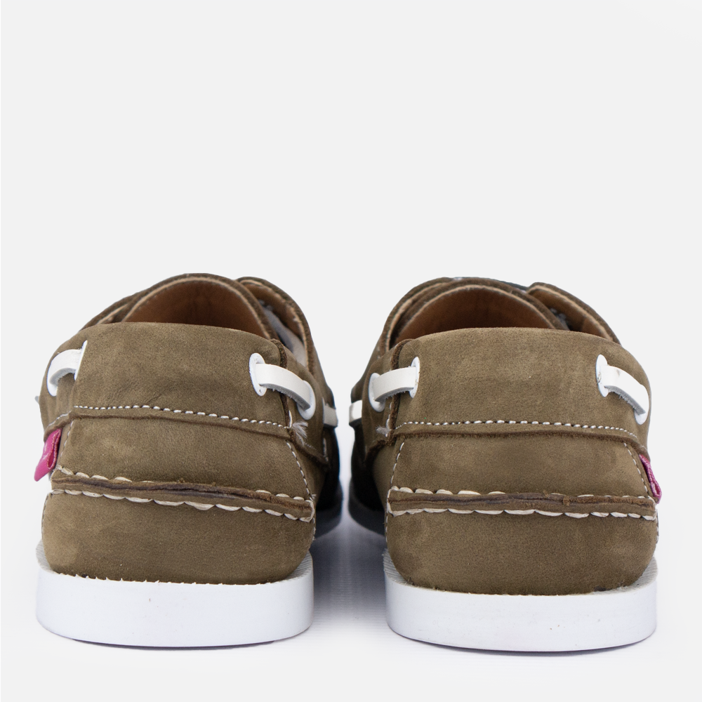 Hedgehogs Bianca Ladies Boat Shoe Olive Daytona