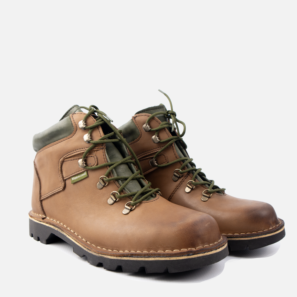 HippoCreek Boulder Men's Adventure Leather Lace-Up Boot in Full Grain Donkey
