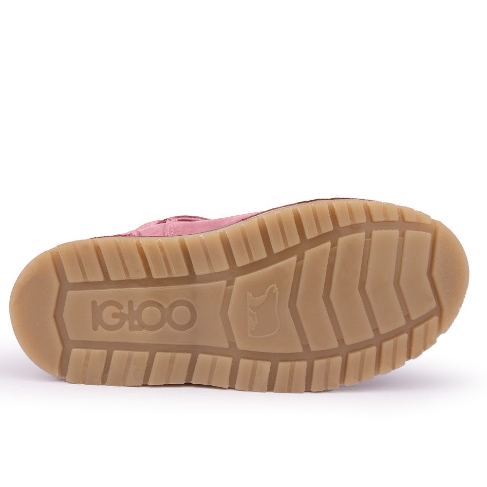 View of the Igloo Alaska women's winter boot branded sole.