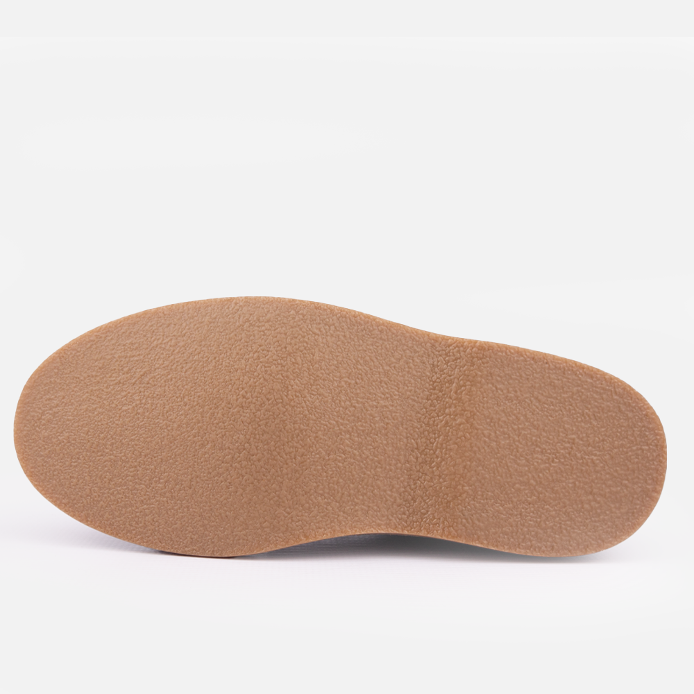 Close-up of the rugged, durable rubber sole on the Wolf Rock Dalton Boot.