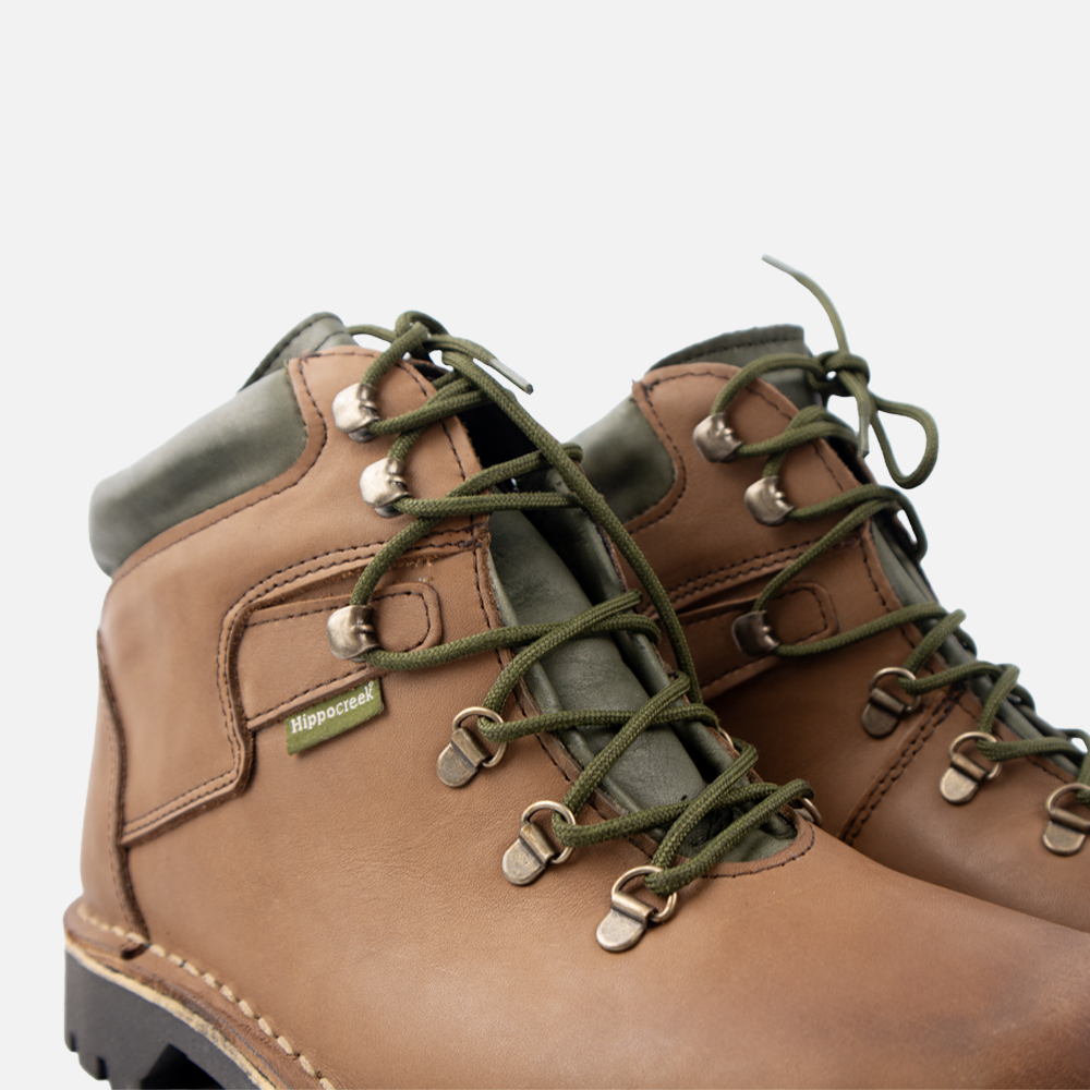 HippoCreek Boulder Men's Adventure Leather Lace-Up Boot in Full Grain Donkey