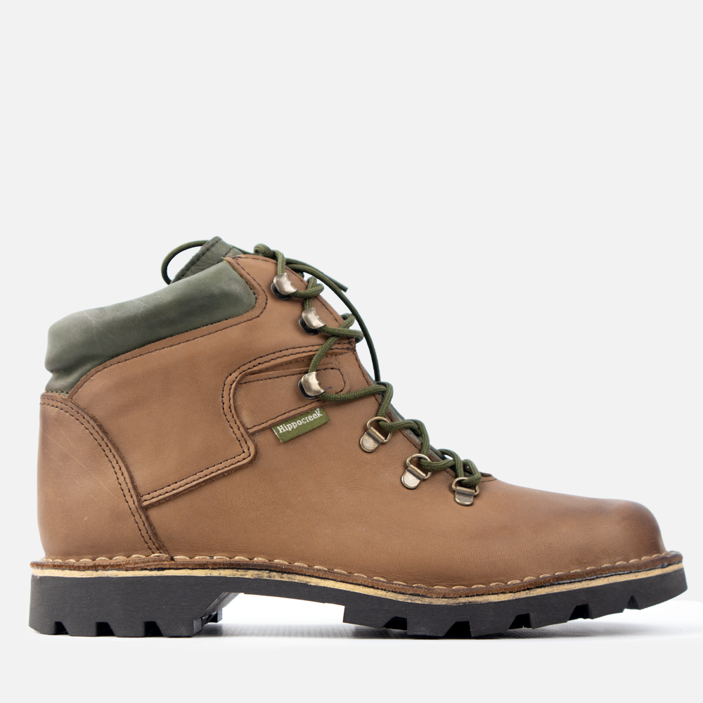 HippoCreek Boulder Men's Adventure Leather Lace-Up Boot in Full Grain Donkey