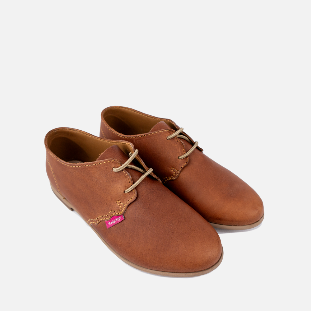 Hedgehogs Autumn Classic Leather Lace-Up Shoe