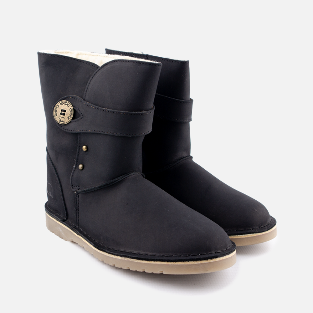 Igloo Alaska Winter Boot Black Nubuck