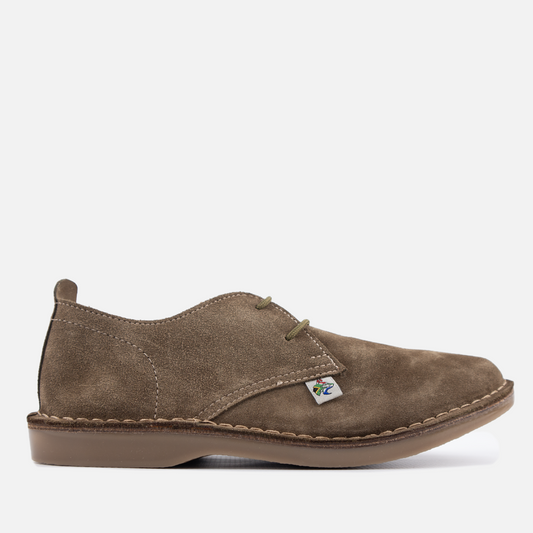 Wolf Rock Dillon ZA donkey suede men's veldskoen-style shoes pair view.