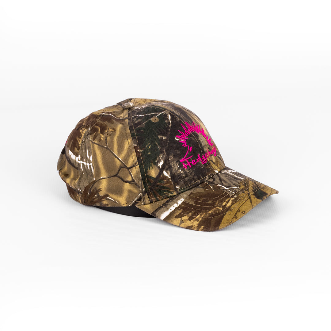 Side profile of the Camouflage Cotton Twill Cap, showing the structured shape.