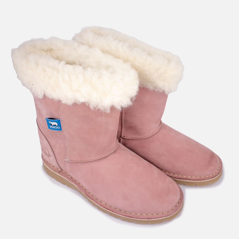Pair View of the Igloo Tundra Premium Leather and Sheepswool Ladies winter Boot.